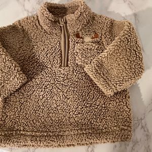 Carters Cozy Sherpa 1/2 Zip Sweater